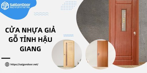 Cửa nhựa giả gỗ tỉnh Hậu Giang
