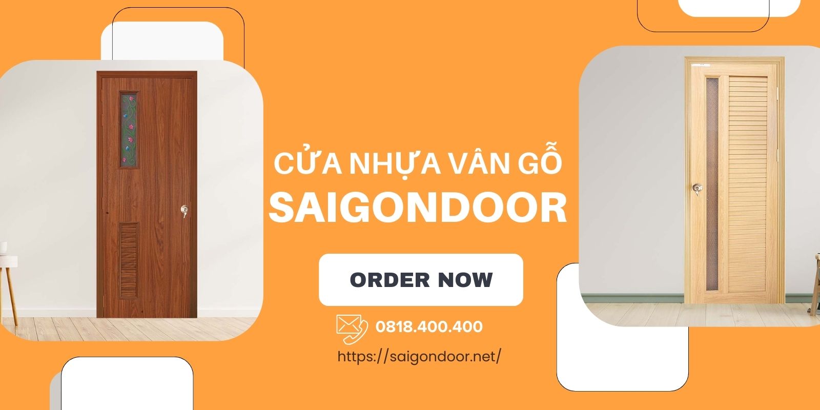 Lựa chọn Sài Gòn Door khi mua cửa nhựa vân gỗ 