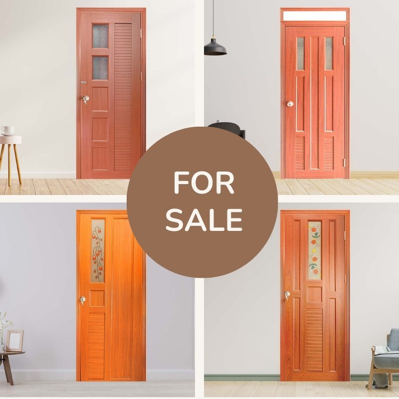 Mẫu cửa fix ô kính hiện nay