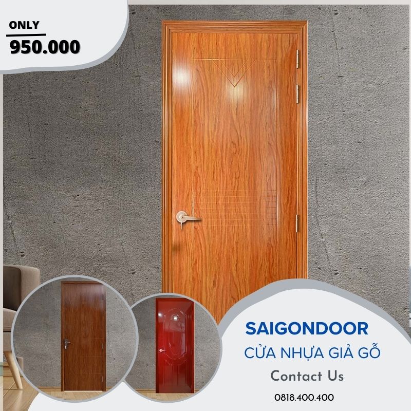 Sự khác biệt về mức giá của nhựa và cửa kim loại