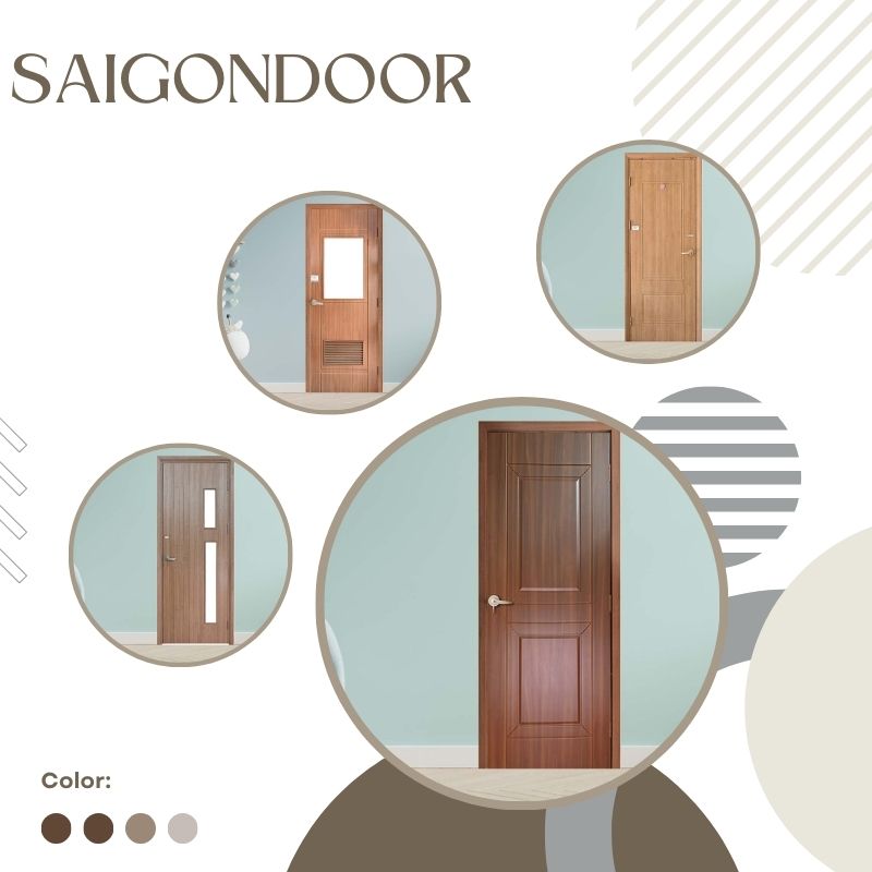 Chất liệu sản xuất các mẫu cửa