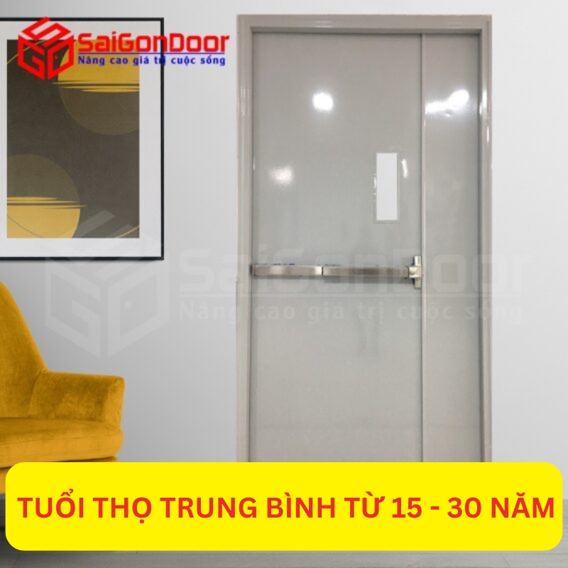 Tuổi thọ trung bình từ 15- 30 năm 