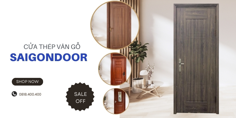 Bảng báo giá cửa thép vân gỗ Bến Tre nổi tiếng