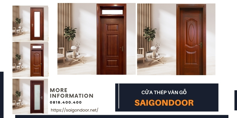 Bảng báo giá cửa thép vân gỗ Vĩnh Long mới nhất