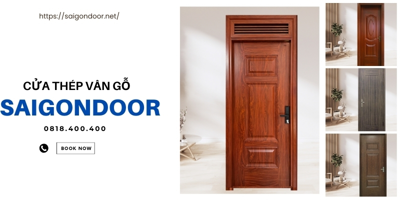 Bảng giá cửa thép vân gỗ Sóc Trăng mới nhất hiện nay