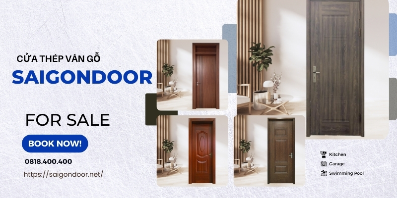 Cập nhật bảng giá cửa thép vân gỗ Tiền Giang chất lượng