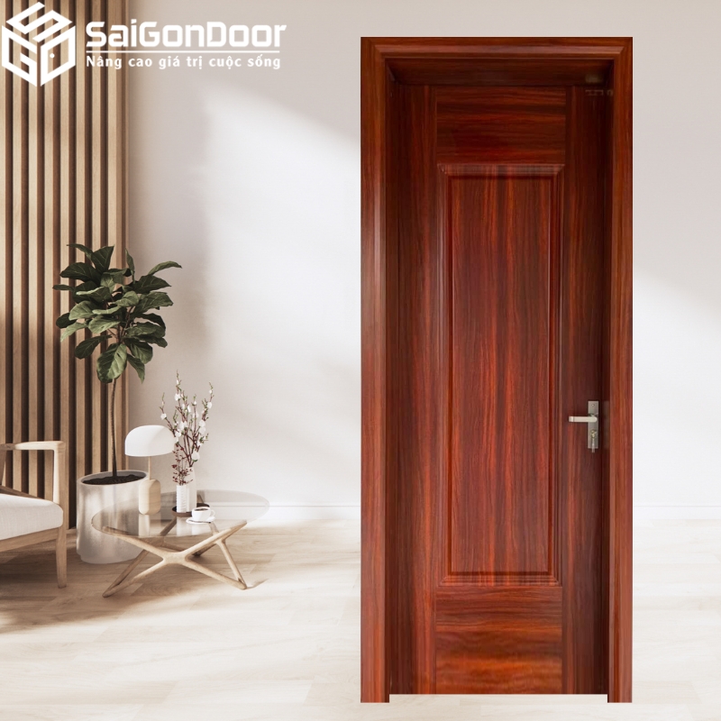 Cấu tạo cửa thép vân gỗ chắc chắn