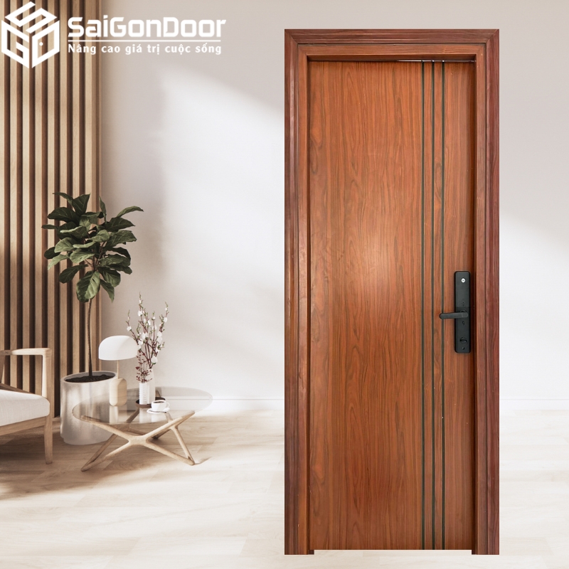 Cấu tạo cửa thép vân gỗ chất lượng 