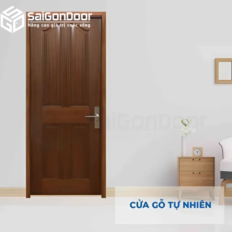 Cửa gỗ tự nhiên có ngoại hình nổi bật