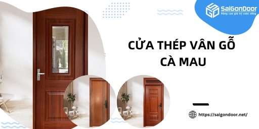 cửa thép vân gỗ Cà Mau