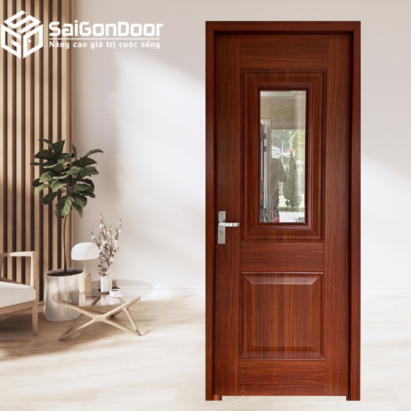 Cửa thép vân gỗ đảm bảo độ bền bỉ vượt trội khi sử dụng