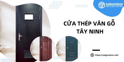 cửa thép vân gỗ Tây Ninh
