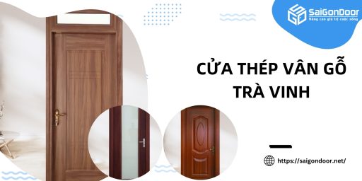 cửa thép vân gỗ Trà Vinh 