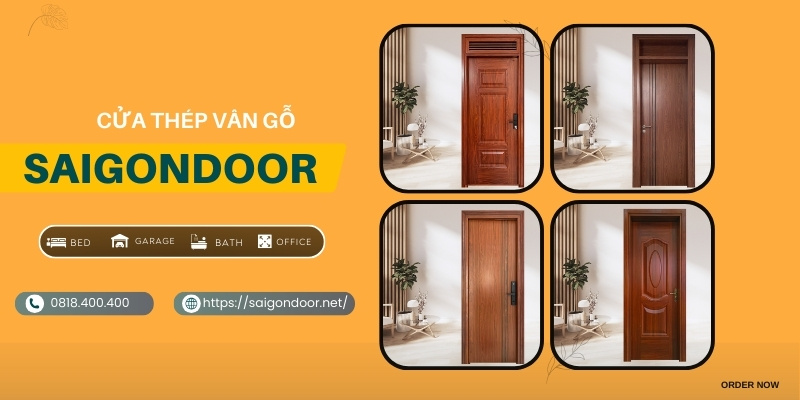 Địa chỉ mua cửa thép vân gỗ Cà Mau uy tín, chính hãng