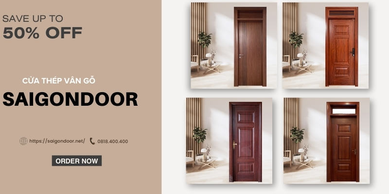 Địa chỉ mua cửa thép vân gỗ Trà Vinh uy tín
