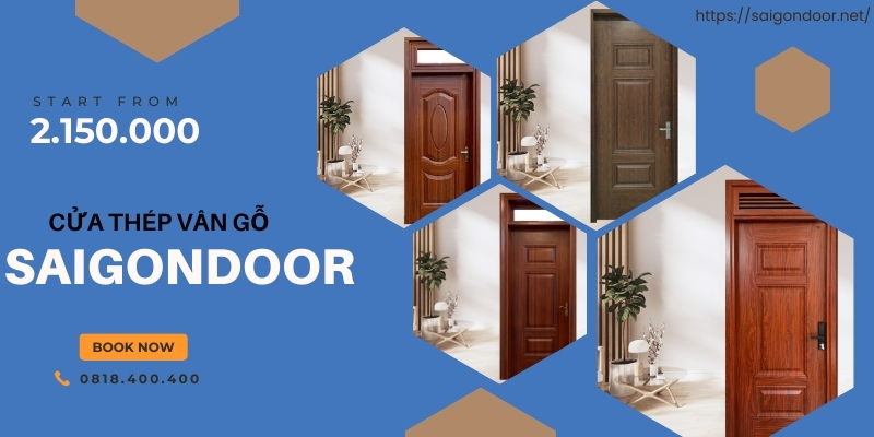 Địa chỉ mua cửa thép vân gỗ Vĩnh Long uy tín hàng đầu
