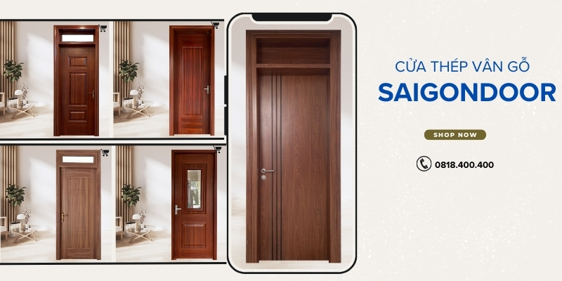 Gợi ý địa chỉ mua cửa thép vân gỗ Bến Tre uy tín hiện nay