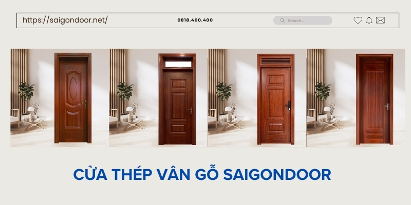 Những lý do nên sở hữu cửa thép vân gỗ chất lượng