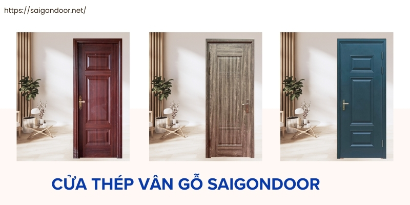 So sánh mẫu cửa thép vân gỗ Hậu Giang với cửa nhựa composite
