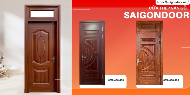 Thông tin chung về bảng giá cửa thép vân gỗ Tây Ninh