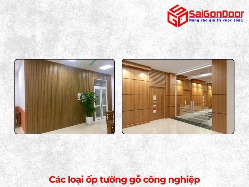 Các loại ốp tường gỗ công nghiệp Các loại ốp tường gỗ công nghiệp