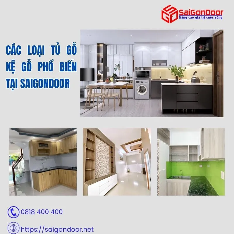 SaigonDoor mang đến những thiết kế tủ gỗ - kệ gỗ sang trọng, tạo điểm nhấn cho tổ ấm của bạn SaigonDoor mang đến những thiết kế tủ gỗ - kệ gỗ sang trọng, tạo điểm nhấn cho tổ ấm của bạn