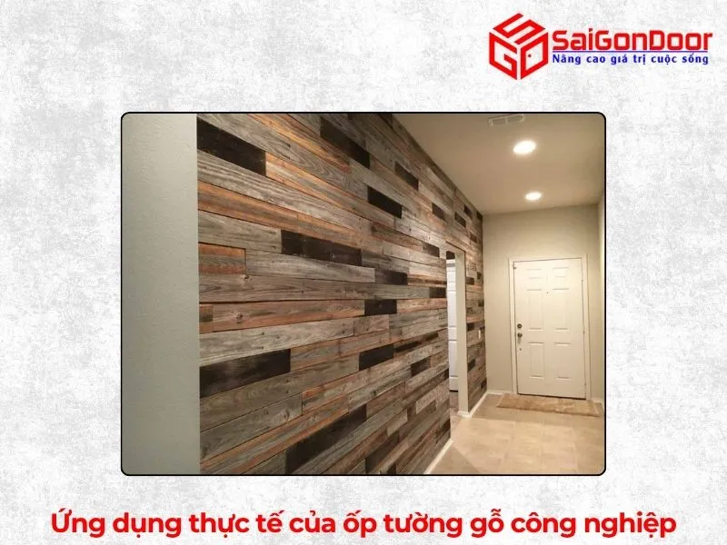 Ứng dụng của ốp tường gỗ công nghiệp Ứng dụng của ốp tường gỗ công nghiệp