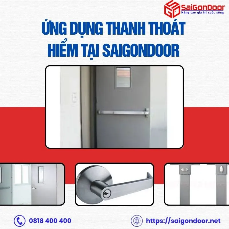 Thanh thoát hiểm SaigonDoor mang đến an toàn, ấm cúng cho không gian của bạn Thanh thoát hiểm SaigonDoor mang đến an toàn, ấm cúng cho không gian của bạn