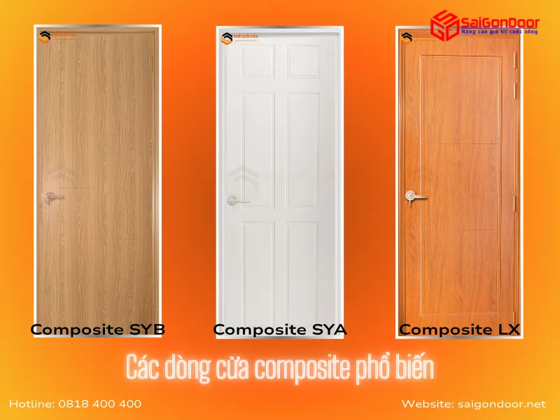Các mẫu cửa nhựa composite phổ biến Các mẫu cửa nhựa composite phổ biến