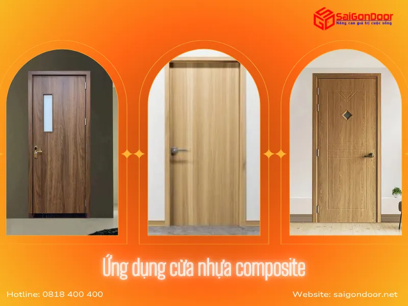 Ứng dụng cửa nhựa composite Ứng dụng cửa nhựa composite
