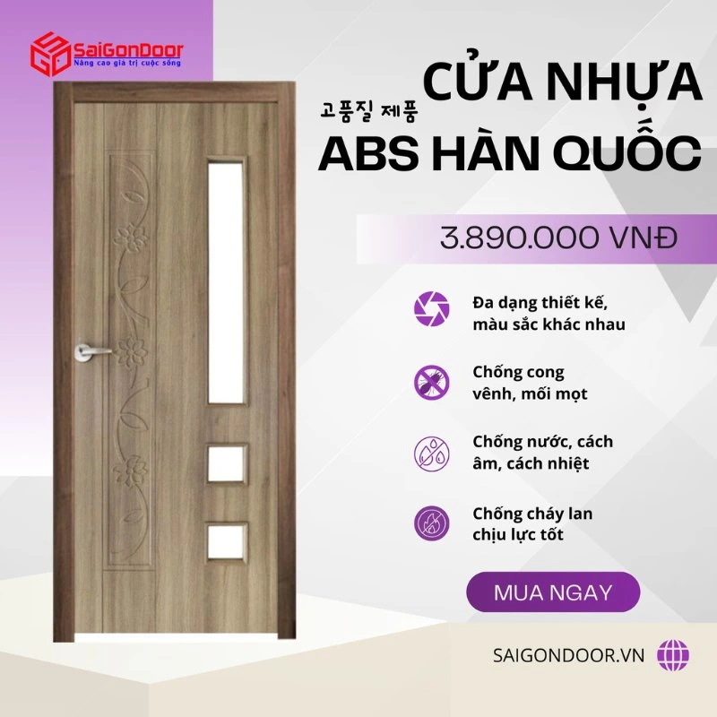 Cửa nhựa nhà tắm ABS Hàn Quốc có độ bền lâu, mẫu mã đa dạng Cửa nhựa nhà tắm ABS Hàn Quốc có độ bền lâu, mẫu mã đa dạng