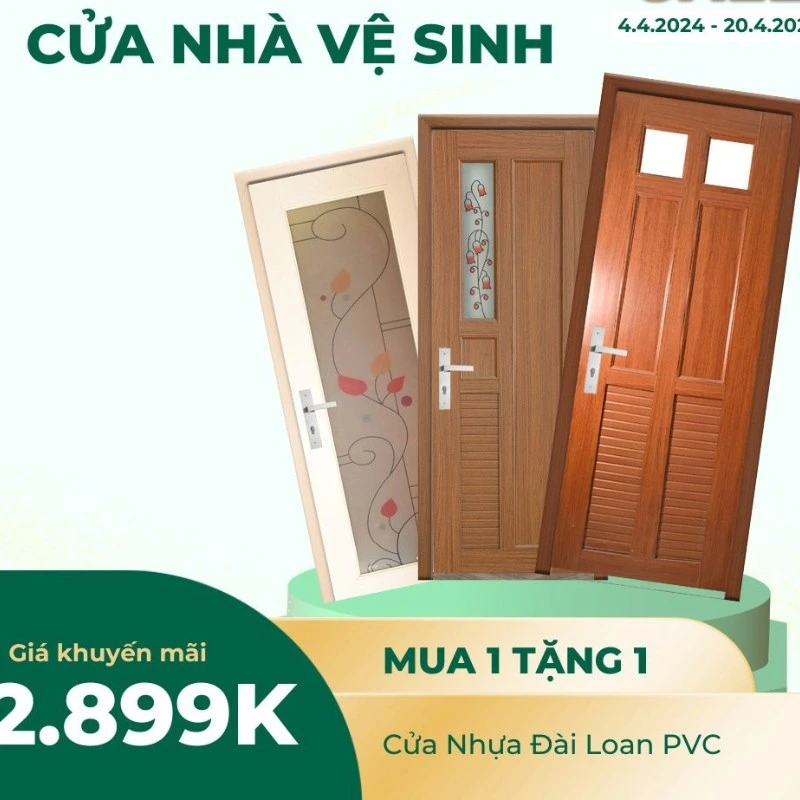 Lắp đặt cửa nhựa nhà vệ sinh tại SaiGonDoor với giá cực phải chăng Lắp đặt cửa nhựa nhà vệ sinh tại SaiGonDoor với giá cực phải chăng