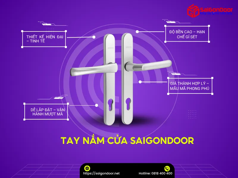 Tay nắm cửa SaiGonDoor Tay nắm cửa SaiGonDoor