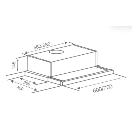 Thiết kế của Máy hút mùi Canzy CZ C517l