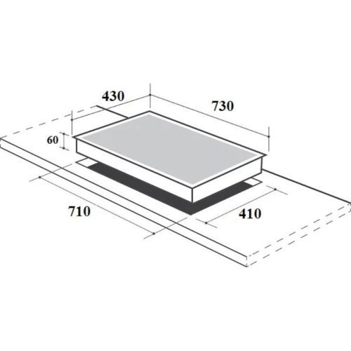 Bếp từ đôi Canzy CZ 989D-L lắp âm 3 Kich thuoc lap dat bep tu doi canzy cz 989d l lap am