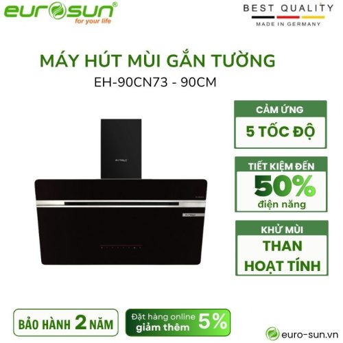 Máy hút mùi áp tường Eurosun EH-90CN73