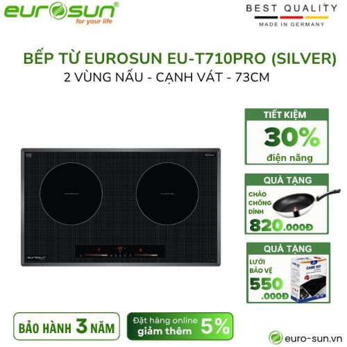 Bếp từ đôi Eurosun EU-T710Pro(S) lắp âm