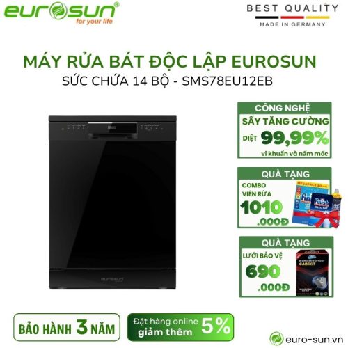 Máy rửa bát Eurosun SMS78EU12EB