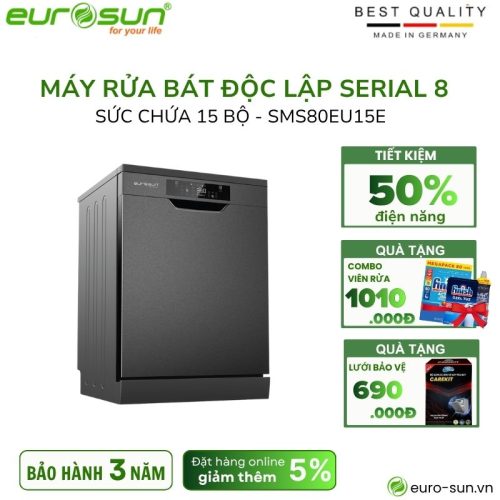 Máy rửa bát Eurosun SMS80EU15E