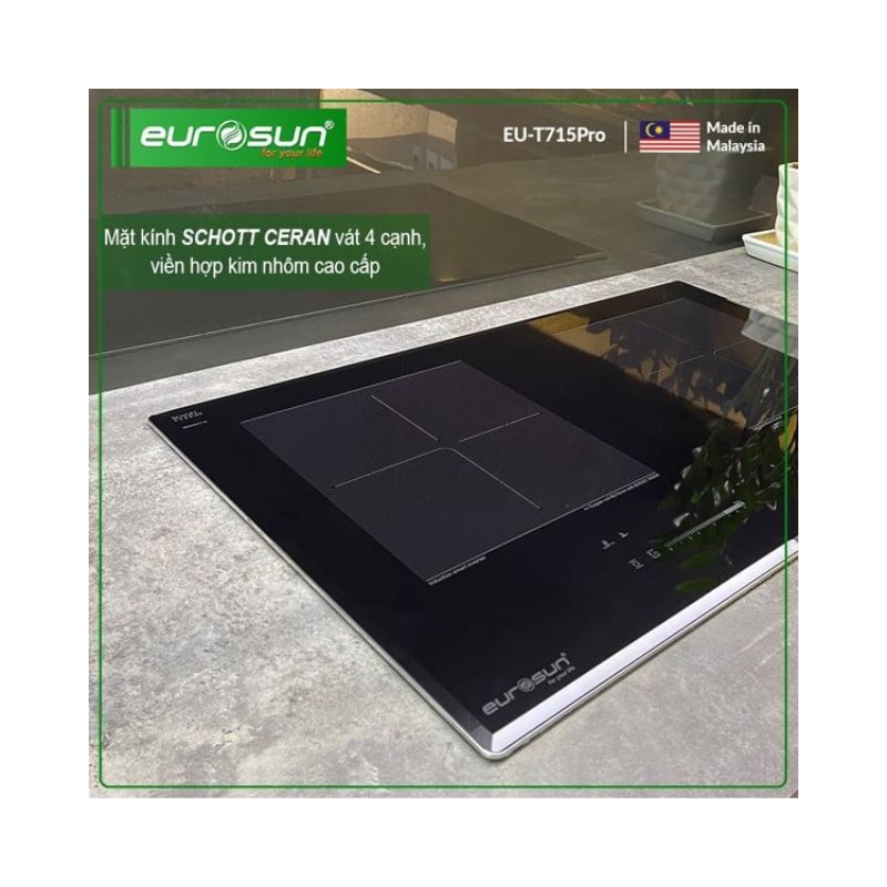 Mặt kính Bếp từ Eurosun EU-T715Pro Mặt kính Bếp từ Eurosun EU-T715Pro