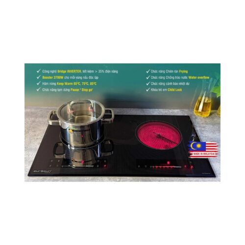 Công nghệ Bếp từ kết hợp hồng ngoại Eurosun EU-TE226 Pro