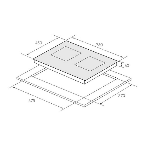 Bếp từ đôi Eurosun EU-T899G lắp âm 16 kich thuoc bep tu doi eurosun eu t899g lap am
