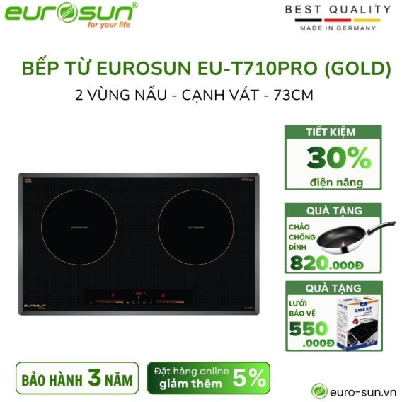 Bếp từ đôi Eurosun EU-T710Pro lắp âm