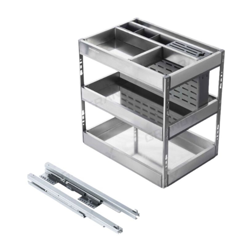Giá đựng chai lọ, gia vị, dao thớt GrandX XK.B35S Giá đựng chai lọ, gia vị, dao thớt GrandX XK.B35S