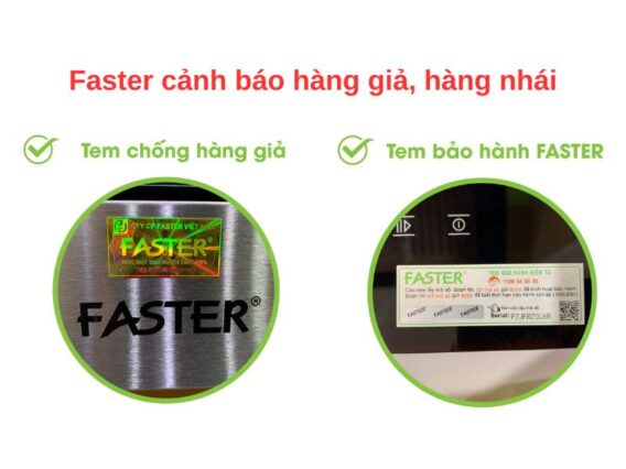 Faster cảnh báo hàng giả, hàng nhái