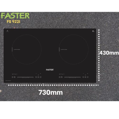 Kích thước bếp từ đôi Faster FS 922I lắp âm