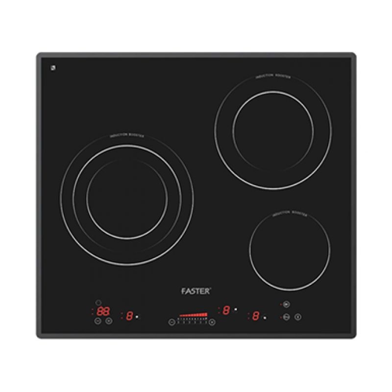 Bếp từ Faster 3 vùng nấu FS 3SI lắp âm Bếp từ Faster 3 vùng nấu FS 3SI lắp âm