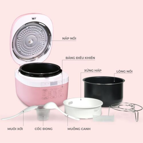 Nồi áp suất Hawonkoo PCH-500-PK 4 anh noi ap suat hawonkoo pch 500 pk