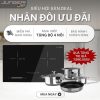 Bếp từ đôi Junger NKD-22+ lắp âm 2 Bếp từ đôi Junger NKD-22+ lắp âm