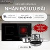 Bếp từ kết hợp hồng ngoại Junger SIS-66 lắp âm